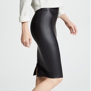 Spanx Faux Leather Pencil Skirt EUC
